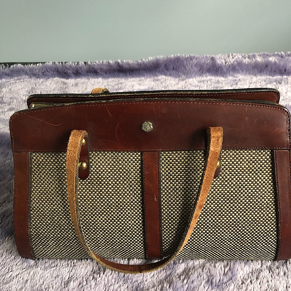 John Romain Vintage Tweed Bag